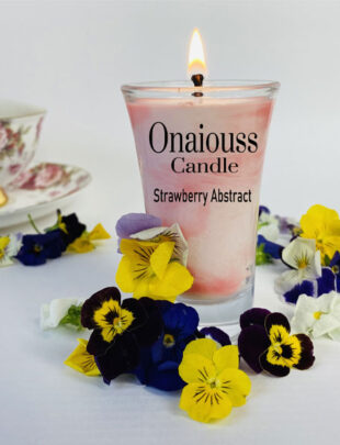 Candle Strawberry Abstract