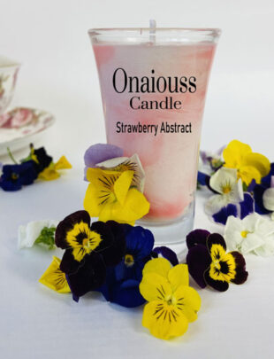 Onaiouss Candle Strawberry Abstract