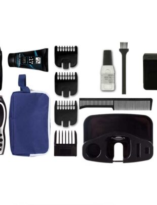 wahl rechargeable beard stubble ear nose trimmer gift set black 1