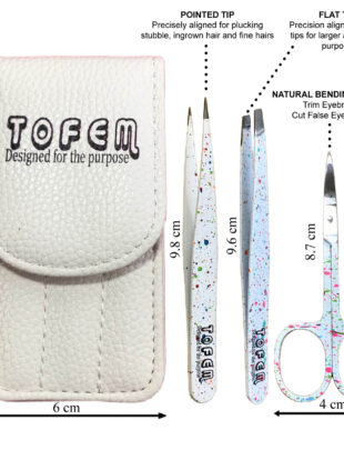 Tweezer set for grooming