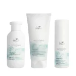 Wella Professionals Nutricurls Micellar Shampoo For Curls, Detangling Conditioner For Waves & Curls And Curlixir Balm